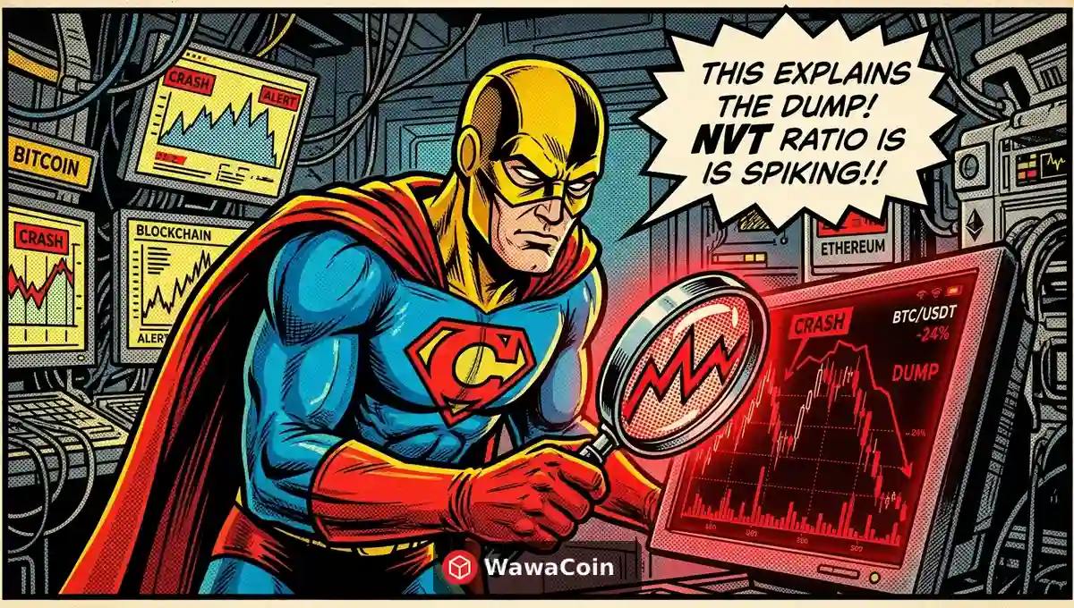 NVT Ratio 개념 설명 인포그래픽