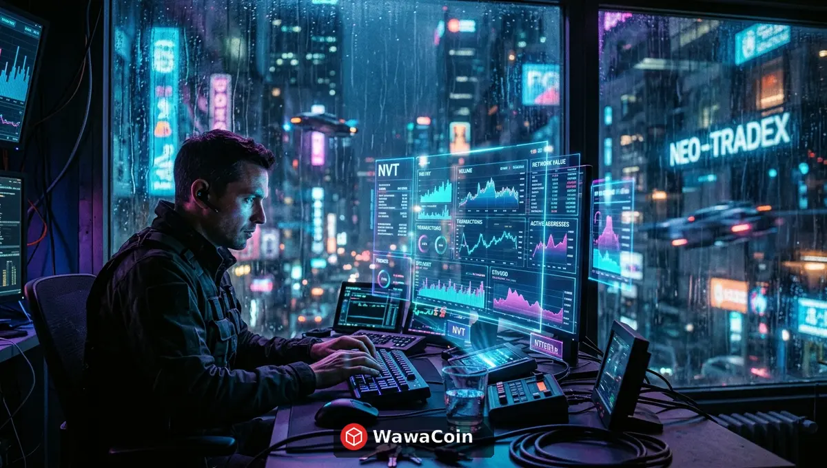 NVT Ratio 계산 과정 다이어그램