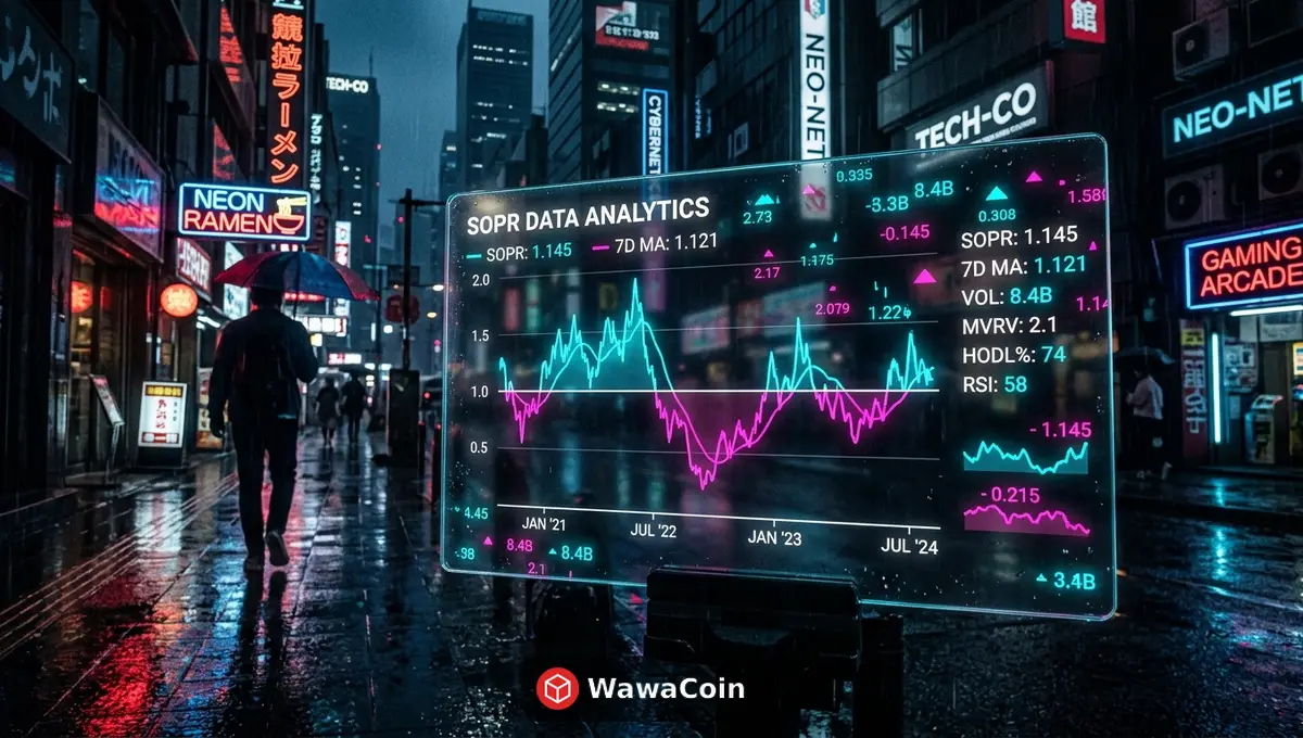 SOPR 역사적 차트 - 강세장과 약세장 패턴